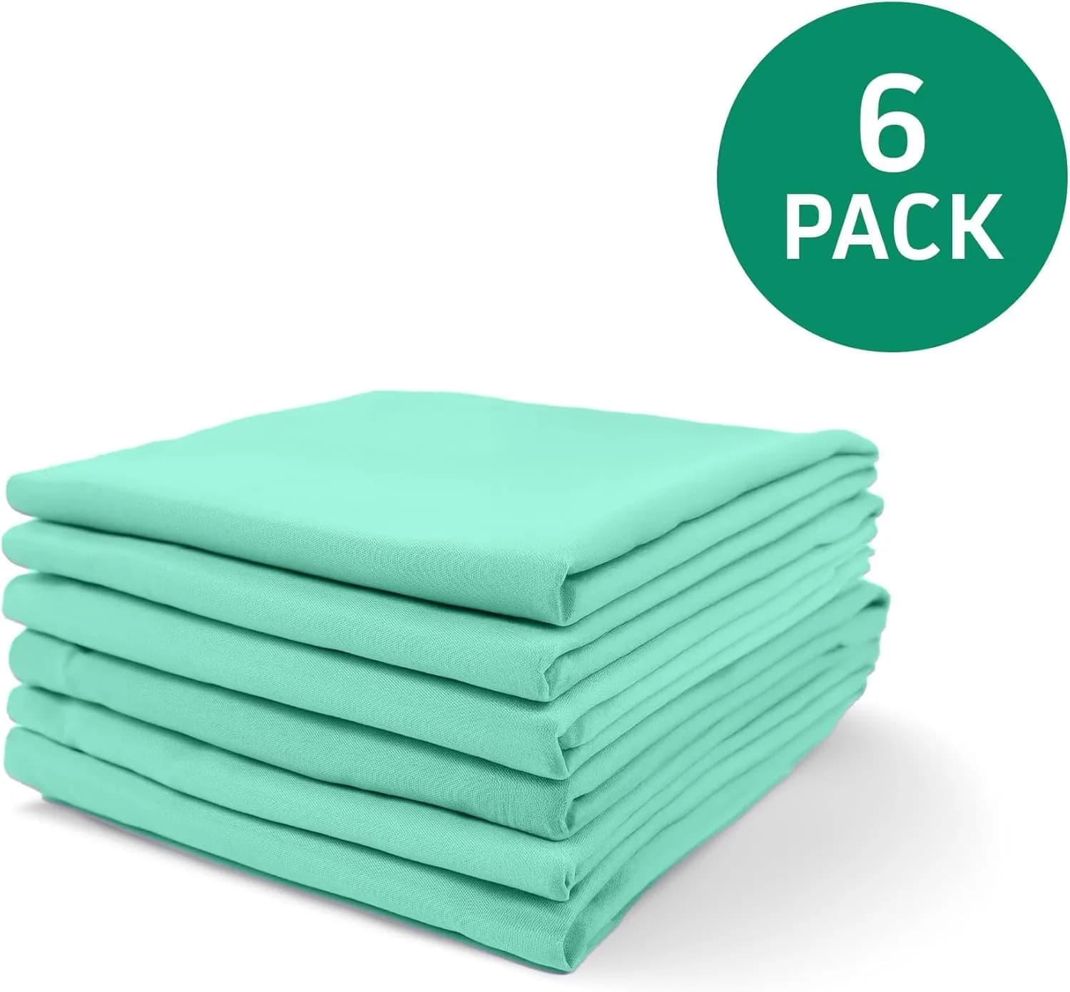 Rollee Pollee Green Microfiber Fitted Cot Sheets - 23" x 52" - Soft & Durable for Daycare - view 2