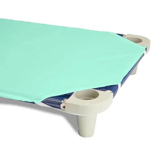 Rollee Pollee Green Microfiber Cot Sheets 52" x 23" (132cm x 58cm) | 6-Pack for Daycare Naptime thumbnail 3