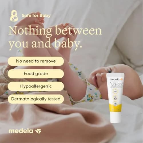 Medela Nipple Rescue Kit with Purelan Lanolin Cream 7g & 2 Hydrogel Pads | Soothes Sore Nipples thumbnail 6