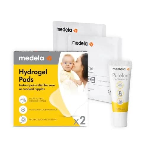 Medela Nipple Rescue Kit with Purelan Lanolin Cream 7g & 2 Hydrogel Pads | Soothes Sore Nipples thumbnail 1