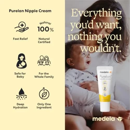 Medela Nipple Rescue Kit with Purelan Lanolin Cream 7g & 2 Hydrogel Pads | Soothes Sore Nipples thumbnail 3