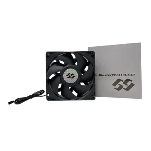 Bluegears b-BlasterPWM 140x38mm PWM High Speed Fan | 1200-6500 RPM, 398 CFM, UL CE FCC RoHS Reach Certified thumbnail 6