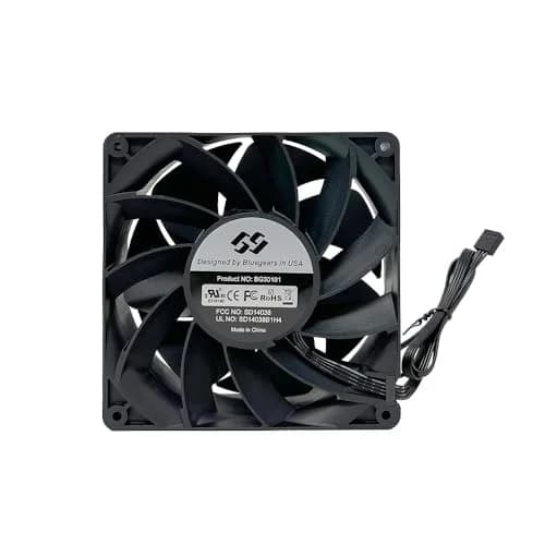Bluegears b-BlasterPWM 140x38mm PWM High Speed Fan | 1200-6500 RPM, 398 CFM, UL CE FCC RoHS Reach Certified thumbnail 2