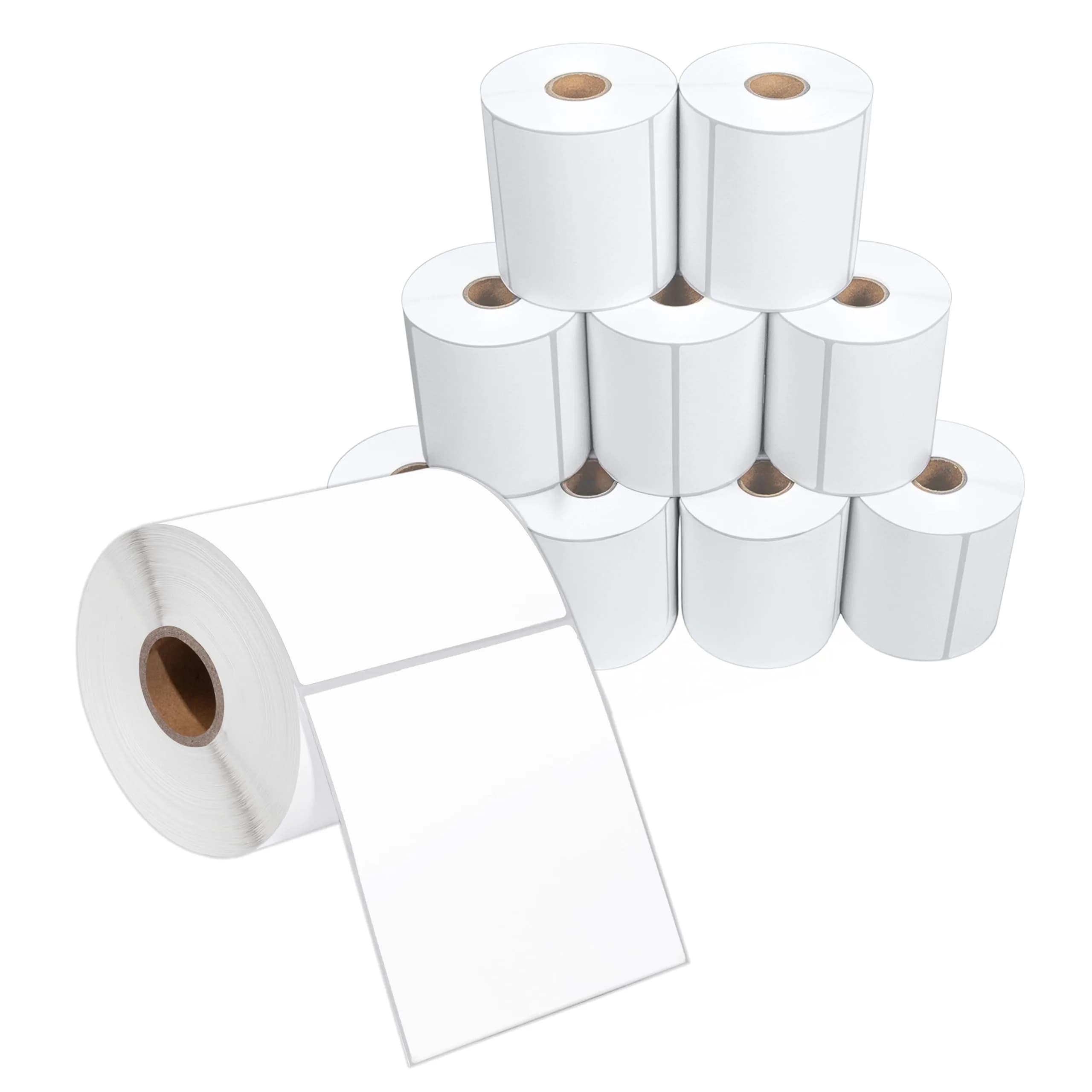 Spartan Industrial 4" X 4" Direct Thermal Labels 3500 Count | Reliable Shipping & Barcode Labels for Inventory