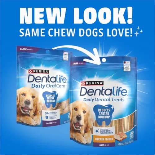 Dentalife Purina Large Dog Dental Chews 90 ct. | Tartar Reduction & Fresh Breath (100-120c) thumbnail 2