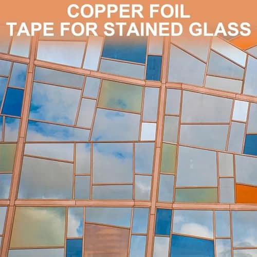 LOVIMAG Copper Foil Tape 2 Pack | 6.35mm x 25.15m (1/4" x 82.5ft) Conductive Adhesive for EMI Shielding & Crafts thumbnail 5