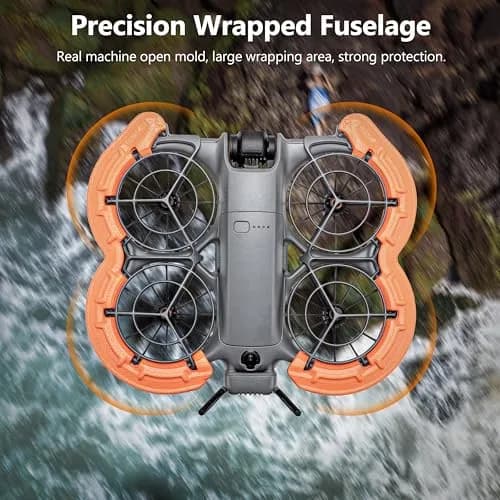 STARTRC Propeller Guard for DJI Neo 2, Orange, 36g (1.27 oz) | Shock-Absorbing EVA Foam thumbnail 3
