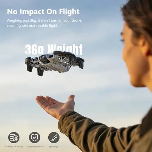 STARTRC Propeller Guard for DJI Neo 2, Black | Shock-Absorbing EVA Foam Drone Protection thumbnail 5