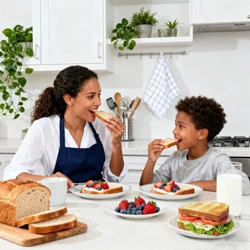 Solldgt Bread Slicer 9" Adjustable Stainless Steel | Perfect for Homemade Bread & Artisan Loaves thumbnail 9