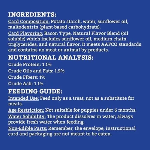Poochie-Pets Edible Greeting Card for Dogs | Bacon-Flavored Dog Treat Gift with Edible Ink Pen, Gluten & Grain Free, Made in USA thumbnail 4