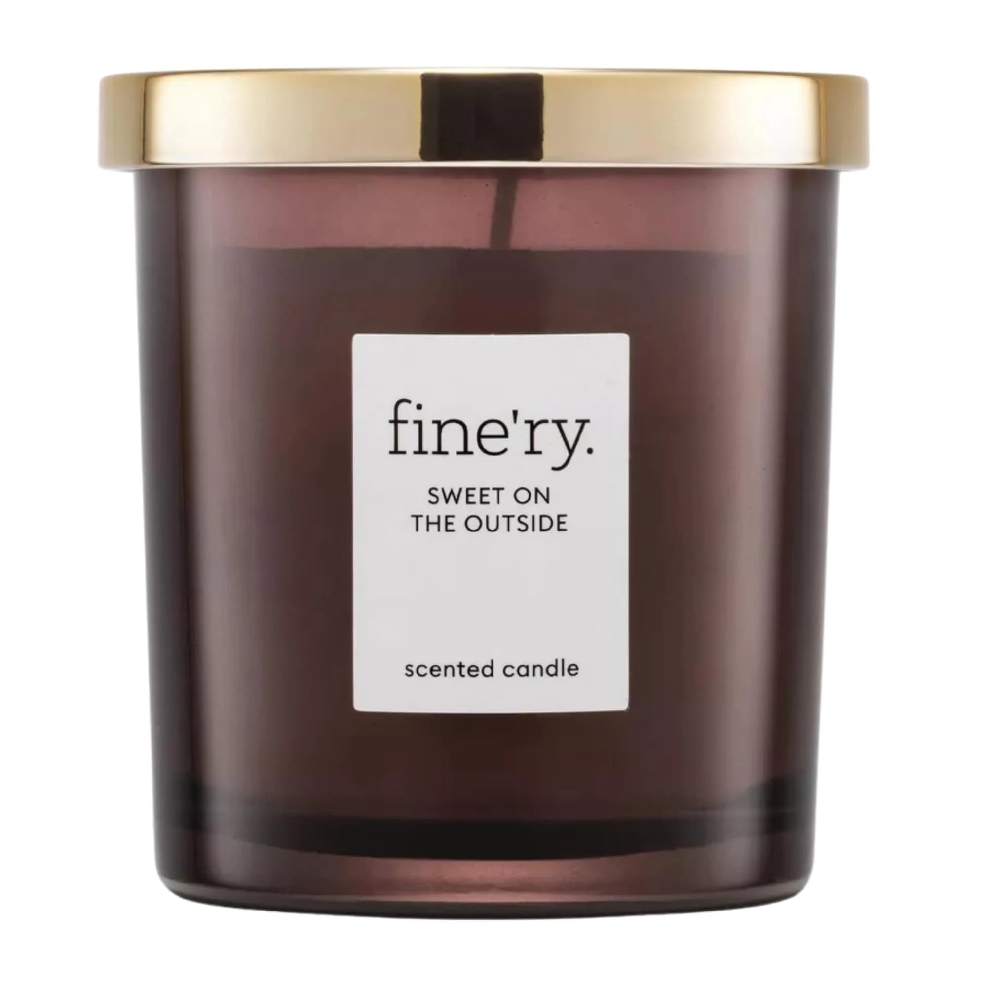 Fine'ry Vanilla Sweet on the Outside Scented Soy Candle 7oz | Madagascar Vanilla & Cacao Wood — Off-White