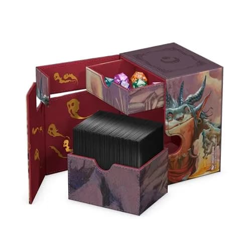 Ultimate Guard Flip'n'Tray 133+ Xenoskin Card Storage Box | Premium MTG Deck Case with Magnetic Closure (4.49 x 3.62 x 5.71 inches) thumbnail 5