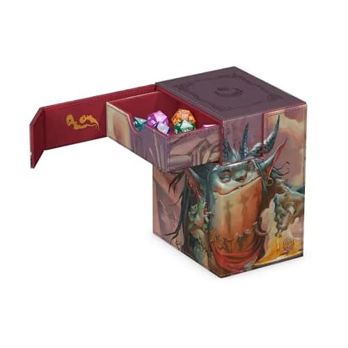 Ultimate Guard Flip'n'Tray 133+ Xenoskin Card Storage Box | Premium MTG Deck Case with Magnetic Closure (4.49 x 3.62 x 5.71 inches) thumbnail 2