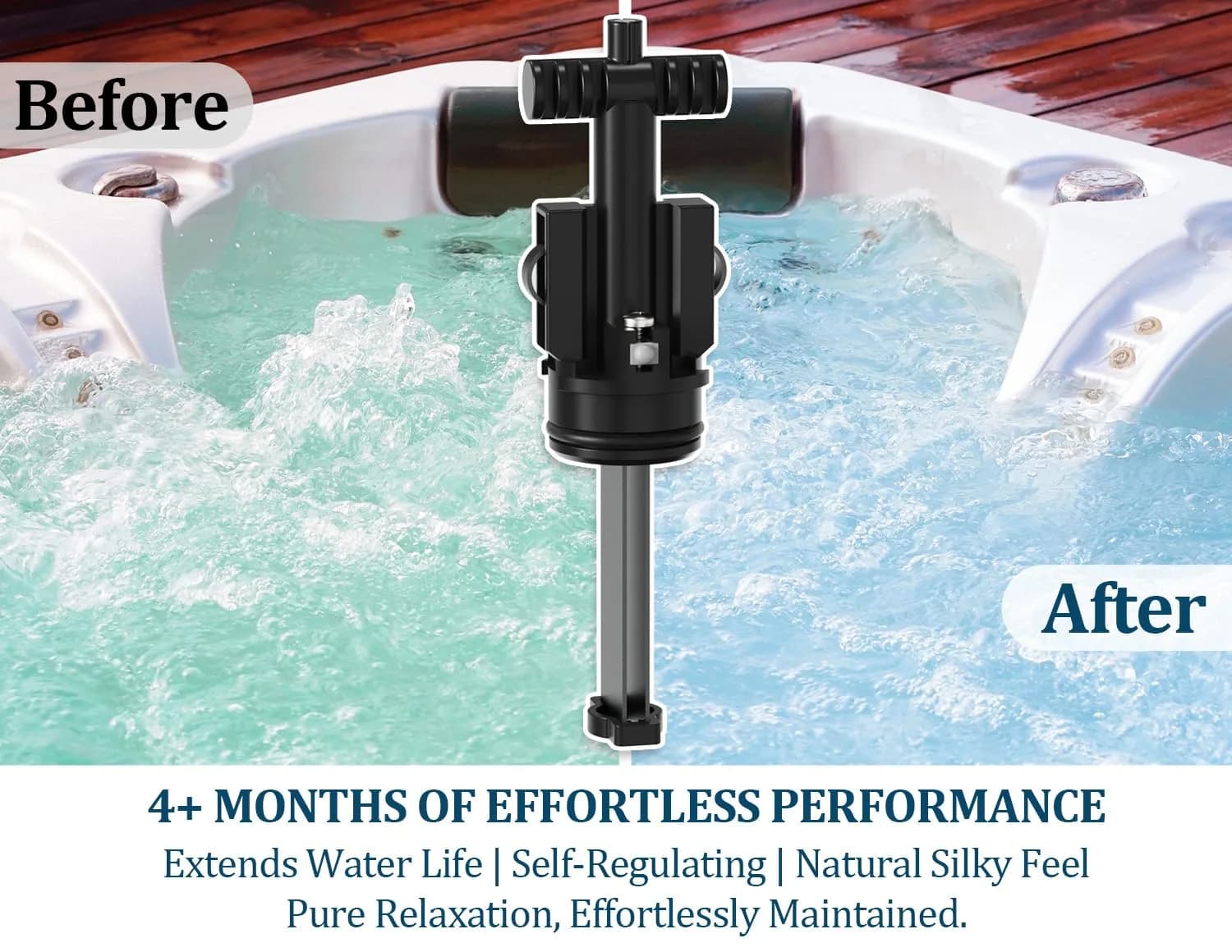 Virellionixis Salt Water Chlorination System Cartridge Replacement for Spas & Hot Tubs 3-Pack | Gentle, Soft Fresh Water for Sensitive Skin - view 5