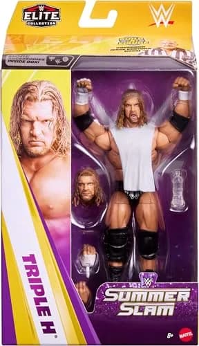 Mattel WWE Elite Collection Triple H Action Figure & Accessories | 7.17 inches | Authentic WWE Series thumbnail 2