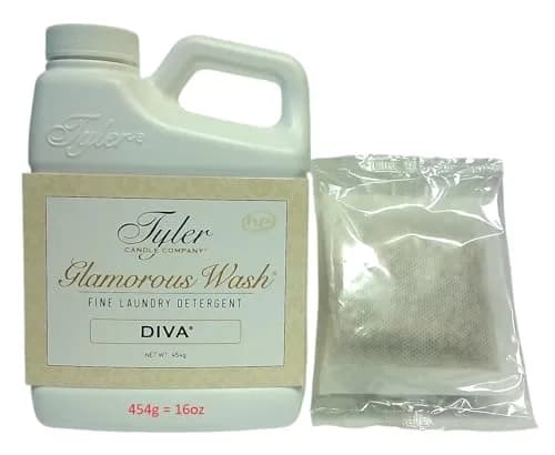 Tyler Candle Company Glamous Laundry Detergent, Diva 16 Fl Oz | Fragrance & Softening for Indian Homes thumbnail 1