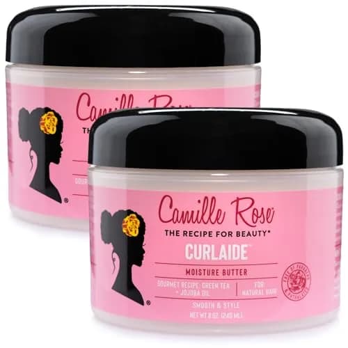Camille Rose Curlaide Moisture Butter Curl Cream 240ml (8 Fl Oz) | Hydrates, Smooths, Enhances Natural Texture thumbnail 1