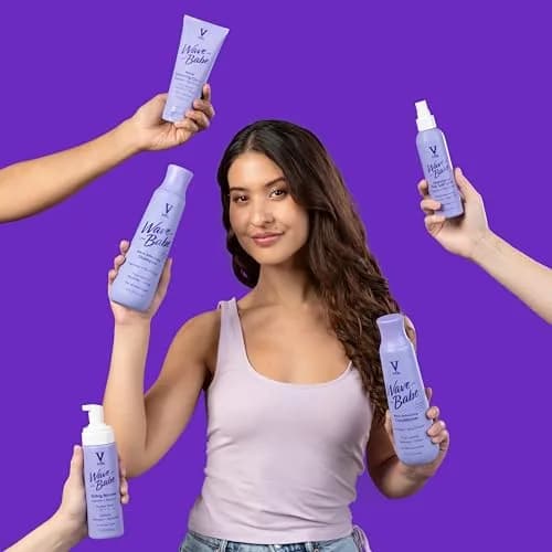 V&Co. Wave Babe Styling Mousse (2 Pack) – Lightweight Frizz Control & Volume for Wavy Hair thumbnail 6