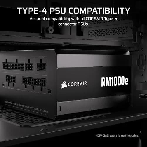 Corsair Elite Premium Type 4 Individual Sleeved PSU Cable Kit – Low-Profile Paracord, Black, 61cm | Compatible with Type 4 PSUs thumbnail 4