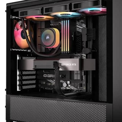 Corsair Elite Premium Individually Sleeved PCIe 12V-2x6 to PCIe 12V-2x6 600W PSU Cable – Triple-Mesh Paracord Sleeve, Low-Profile Cable Combs, Compatible with 12V-2x6 PSUs – Black thumbnail 5