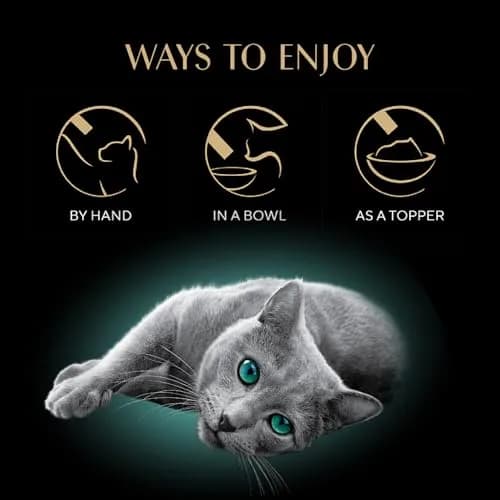 Sheba Premium Puree Lickable Cat Treats, Seared Tuna, 4 Count, 11 Pack | Grain-Free, Real Tuna, Squeezable Tube thumbnail 3
