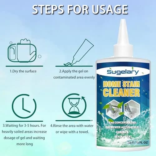 Sugelary Gel Mold Stain Cleaner 295ml (10 fl oz) | Tough on Mold & Mildew in Indian Homes thumbnail 5