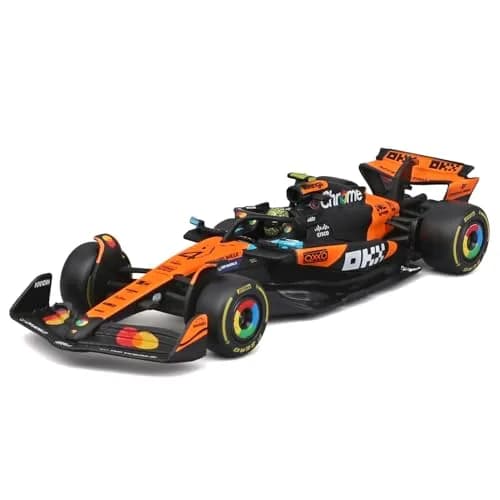 Bburago 1:43 Race Formula McLaren MCL39 w/Helmet (2025) Norris #4 | Highly detailed die-cast replica for collectors and kids thumbnail 9