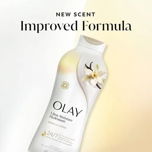 Olay Ultra Moisture Body Wash Vanilla Creme 650ml (22 fl oz) | Vitamin B3 & Hyaluronic Blend for All Skin Types thumbnail 8