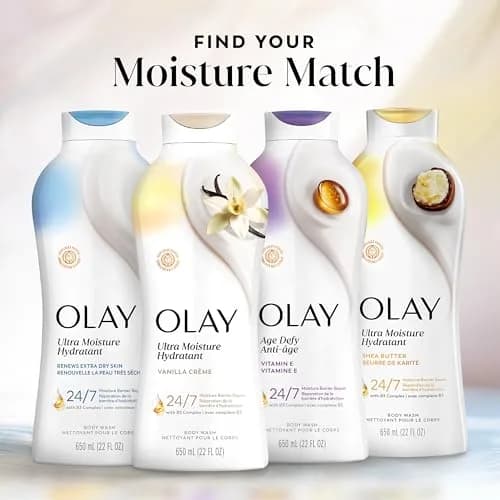 Olay Ultra Moisture Body Wash Vanilla Creme 650ml (22 fl oz) | Vitamin B3 & Hyaluronic Blend for All Skin Types thumbnail 9