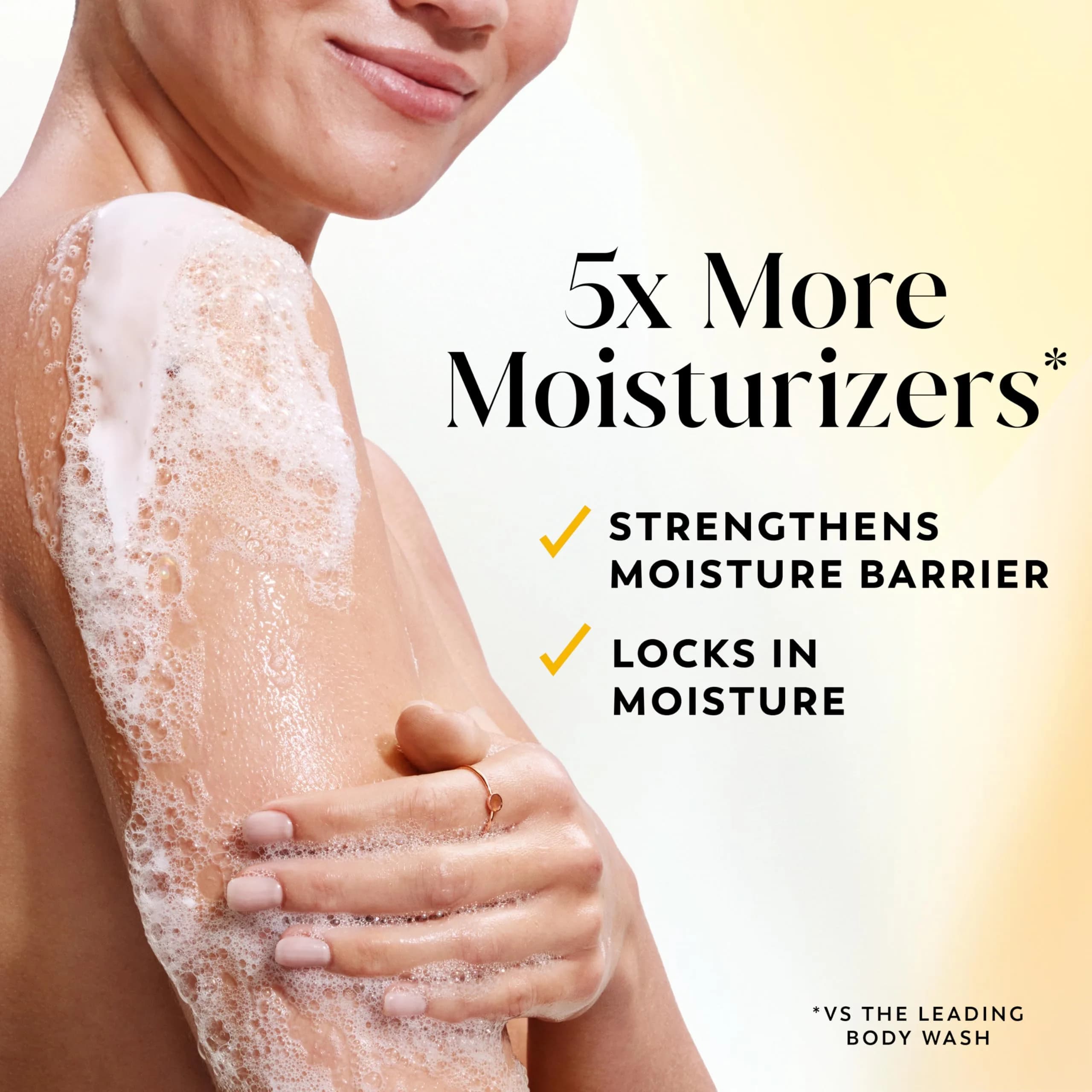 Olay Ultra Moisture Vanilla Creme Scent Body Wash, 22 Fl Oz (Pack of 1) - For Extra Dry Skin - view 2