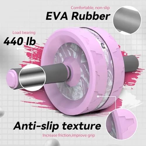 VINSGUIR Ab Roller Wheel for Home Gym with Knee Pad | Core & Abs Workout Equipment thumbnail 5