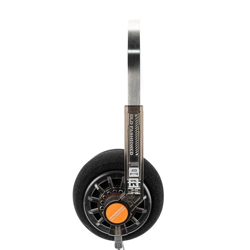 Moondrop Old Fashioned 40mm On-Ear Headphones with 0.78mm 2pin Cable (3.5mm Jack) | Open-Back Retro Design thumbnail 3