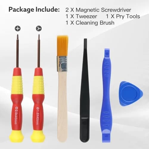 BRONAL TMR Hall Effect Joystick Replacement for Switch JoyCon (4-Pack, White) | Precision Anti-Drift Repair thumbnail 8