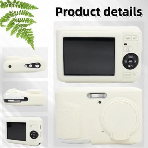 SZHSYJY Case for Kodak PIXPRO FZ45 Camera | Soft Silicone Protection, Misty White thumbnail 5