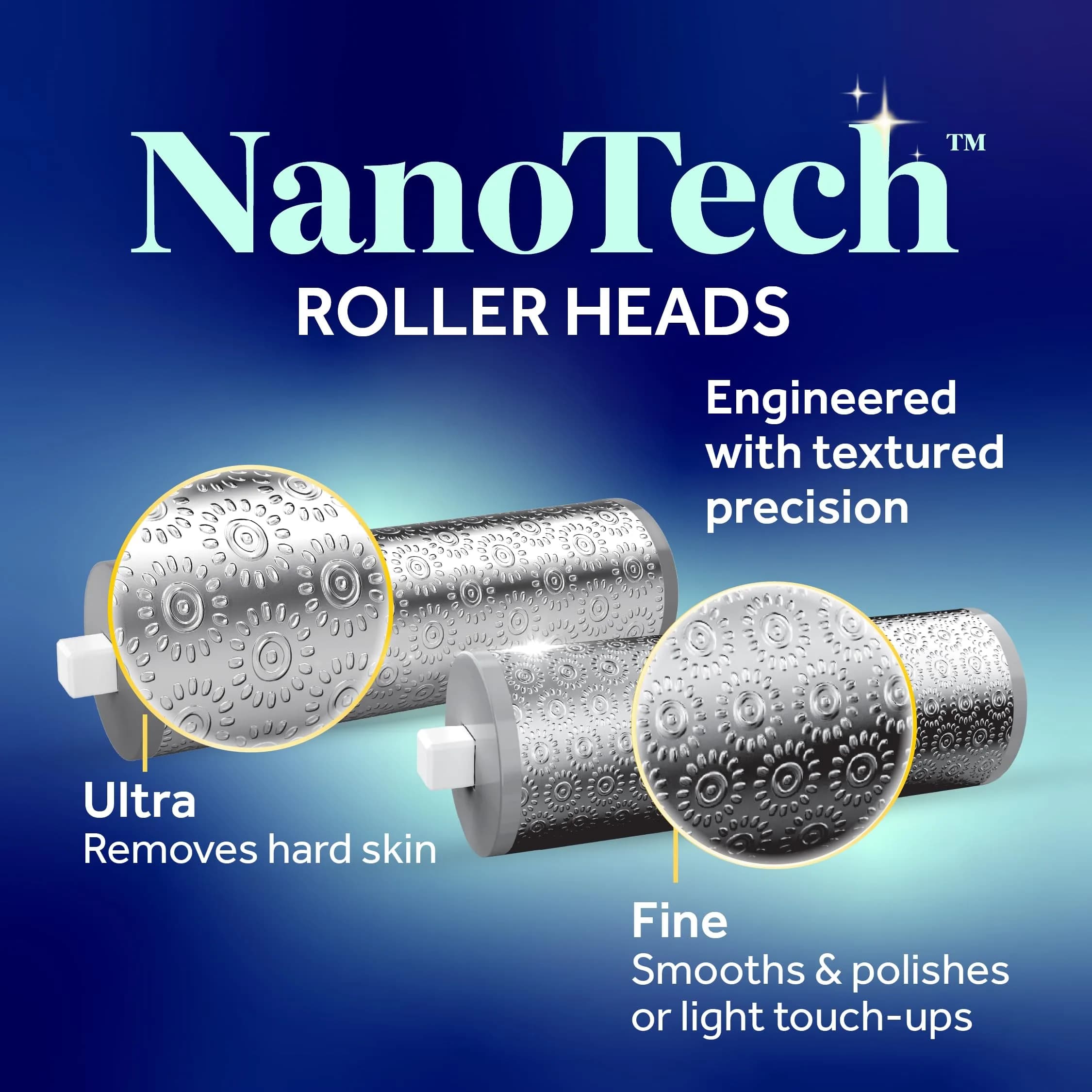 Dr. Scholl's Pedi Perfect Pro Electric Foot File with 3 Roller Heads | Waterproof, Rechargeable, 90-Min Run Time - view 4