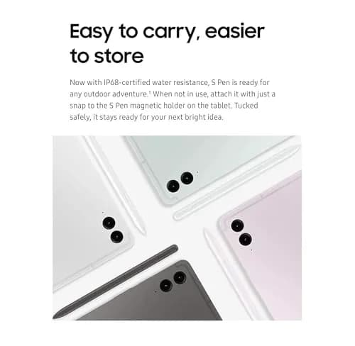 yelzoolny Stylus Pen Replacement for Samsung Galaxy Tab S9 FE/S10 FE, 0.7mm Fine Tip, Magnetic Attraction, Beige | Compatible with All Tab S9 FE/S10 FE Versions thumbnail 5