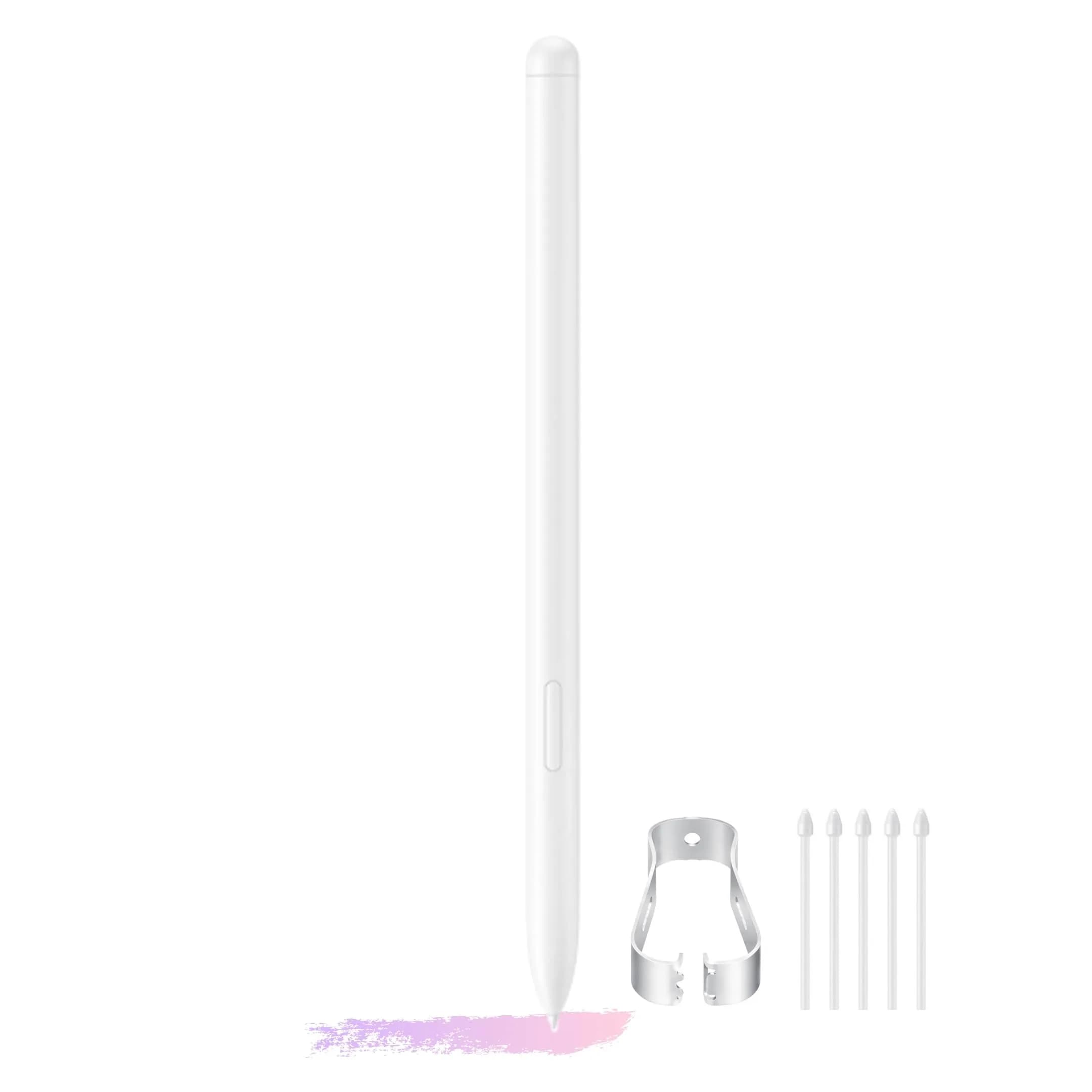 yelzoolny Stylus Pen Replacement for Samsung Galaxy Tab S9 FE/S10 FE, 0.7mm Fine Tip, Magnetic Attraction, Beige | Compatible with All Tab S9 FE/S10 FE Versions — Beige