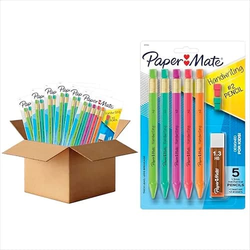 Paper Mate Handwriting Triangular Mechanical Pencils 1.3mm (30 Count) | Teacher Supplies for Learning to Write thumbnail 1