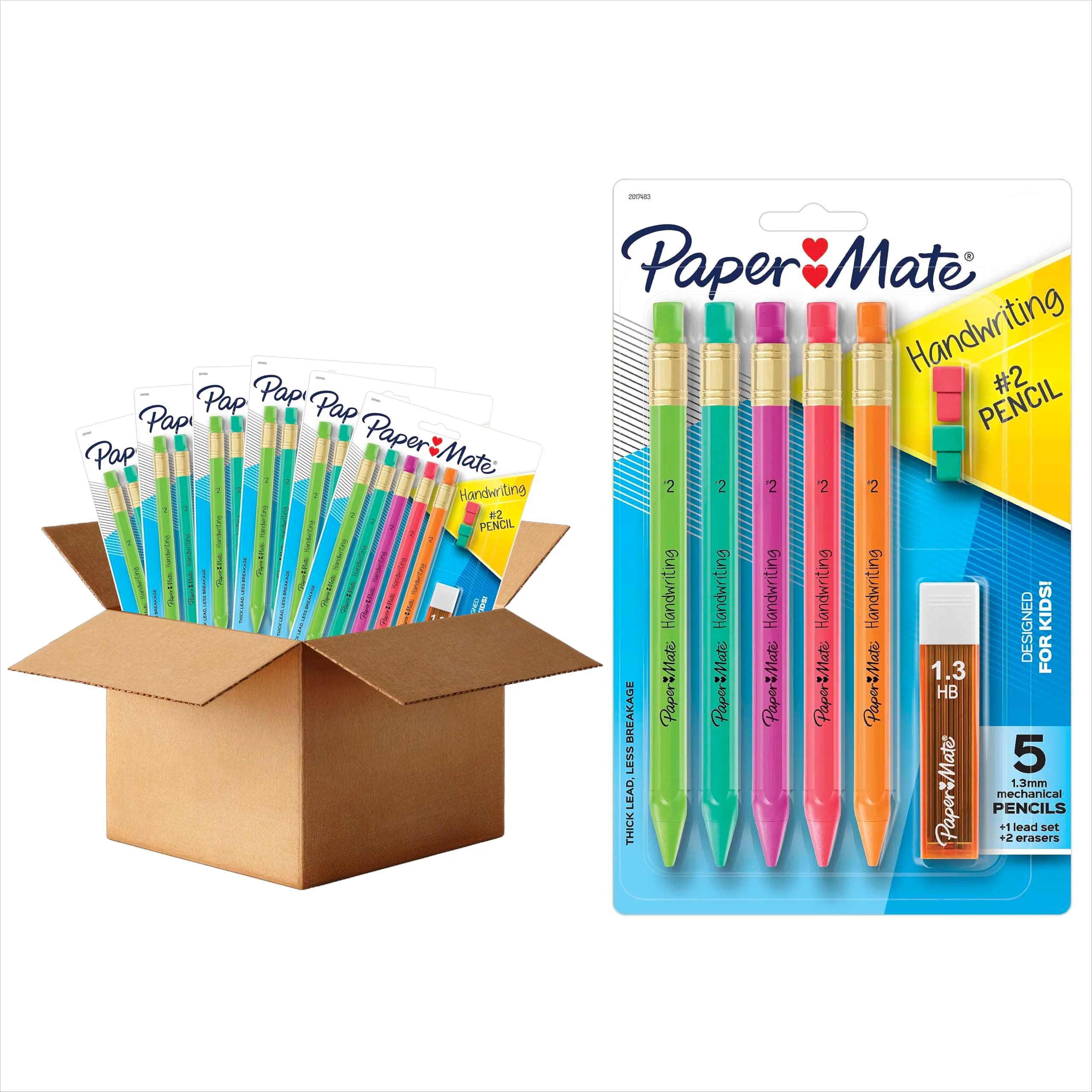 Paper Mate Handwriting Triangular Mechanical Pencils 1.3mm (30 Count) | Teacher Supplies for Learning to Write - main product image