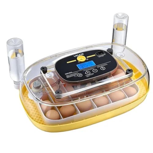 VEVOR 24 Egg Incubator with Auto Turner & Candler | 2.27 kg (5 lb) | 24-Egg Capacity thumbnail 1