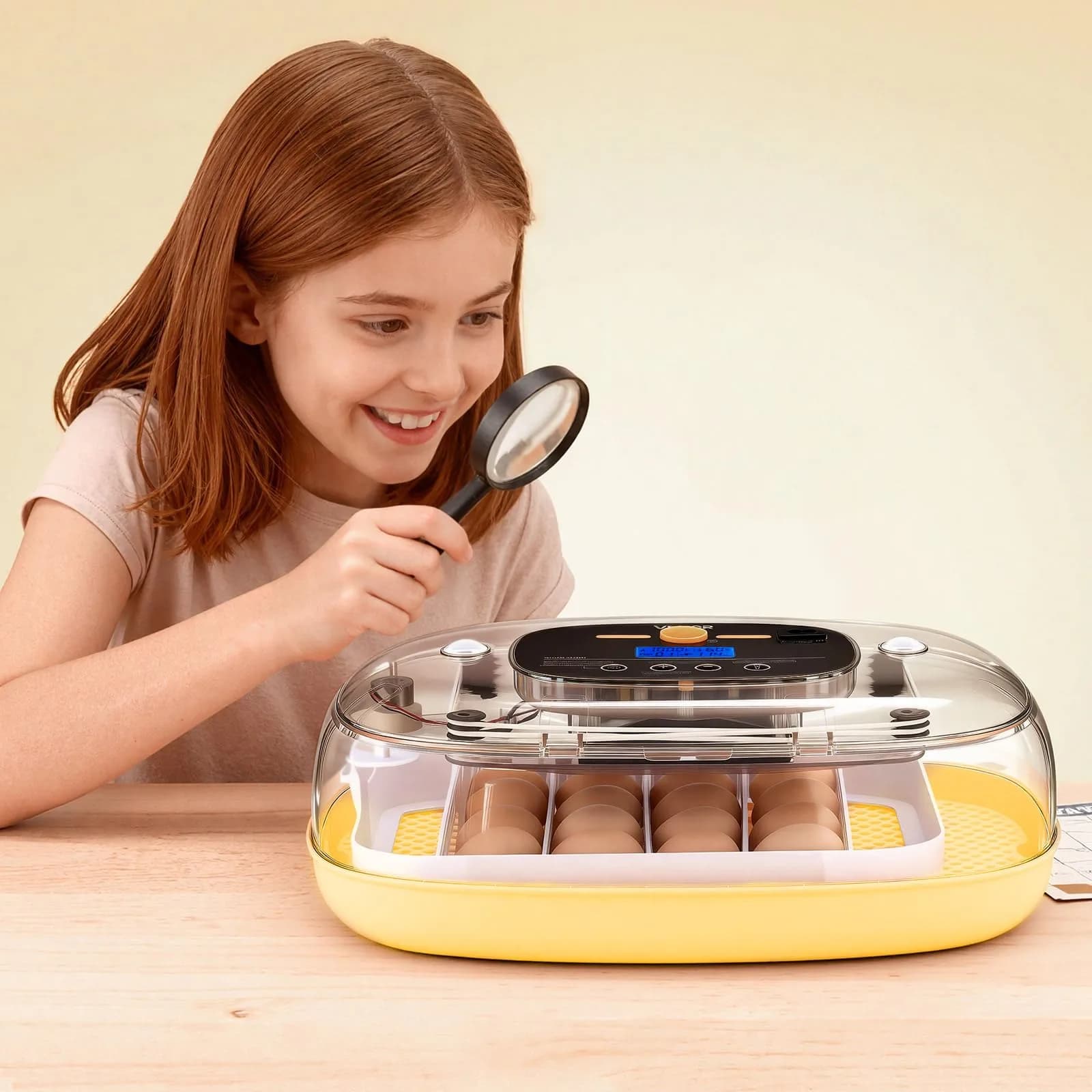 VEVOR 24 Egg Incubator with Auto Turner & Candler | 2.27 kg (5 lb) | 24-Egg Capacity - view 8