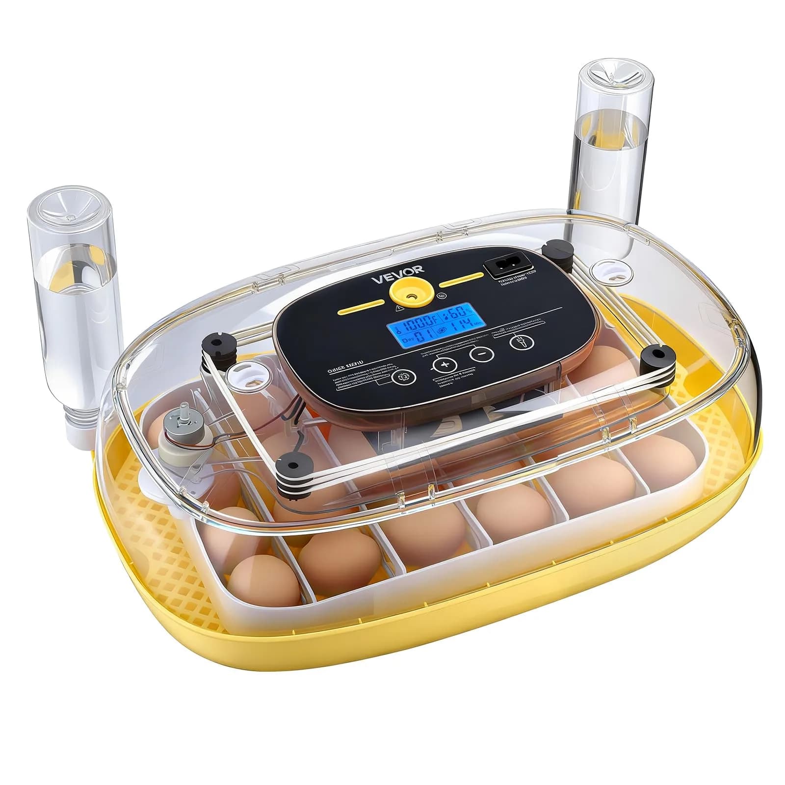 VEVOR 24 Egg Incubator with Auto Turner & Candler | 2.27 kg (5 lb) | 24-Egg Capacity - view 9