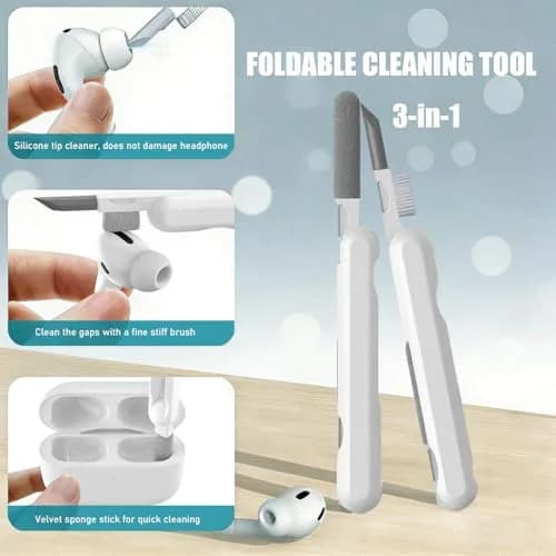 SIXFU Ear Tip Replacement for AirPod Pro & Pro 2 | 4 Sizes, Noise Reduction, Dust Guard, Portable Kit (White) thumbnail 6