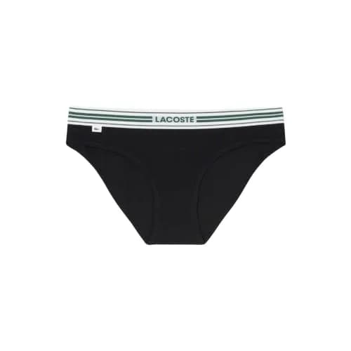 Lacoste Women's Contrast Waist Cotton Stretch Briefs | Soft Cotton, Heritage Style, Regular Fit thumbnail 3