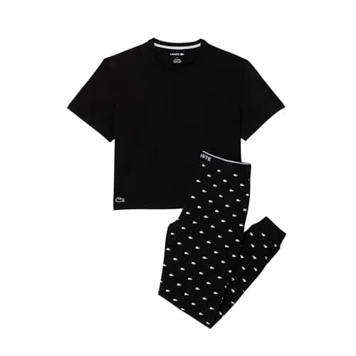 Lacoste Women's Pajamas Set with Croc Pants | Soft Jersey Comfort & Iconic Style (70-120 chars) thumbnail 4