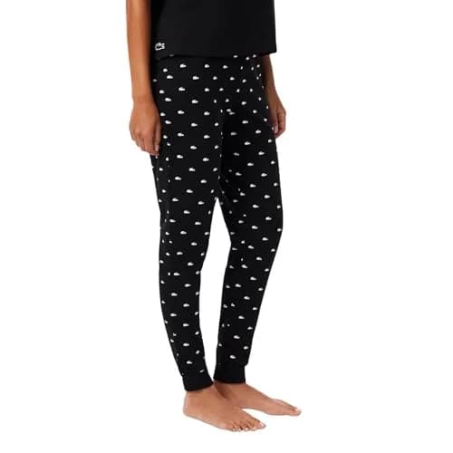 Lacoste Women's Pajamas Set with Croc Pants | Soft Jersey Comfort & Iconic Style (70-120 chars) thumbnail 2