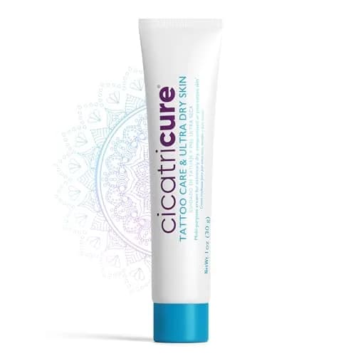 Cicatricure Tattoo Care & Ultra Dry Skin Cream, 1 oz | Fragrance-Free Hydrating Post-Tattoo Moisturizer thumbnail 1