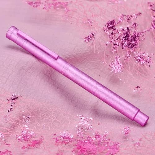 Asvine 1851 Forest Fountain Pen Pink Ice Flowers Extra Fine Nib | Classic Design with Converter and Metal Pen Case thumbnail 4