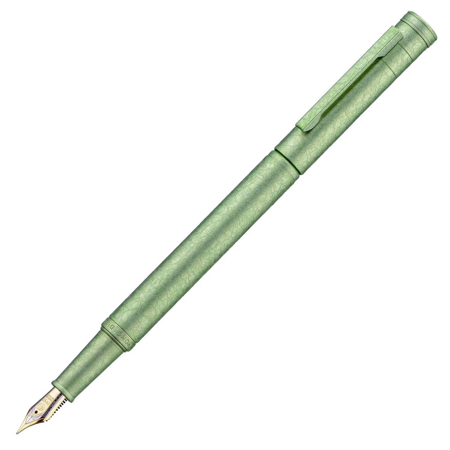 Asvine 1851 Forest Fountain Pen Applegreen Ice Flower, Extra Fine Nib 0.38mm (13.8cm) | Smooth Ink Flow for Students - view 3