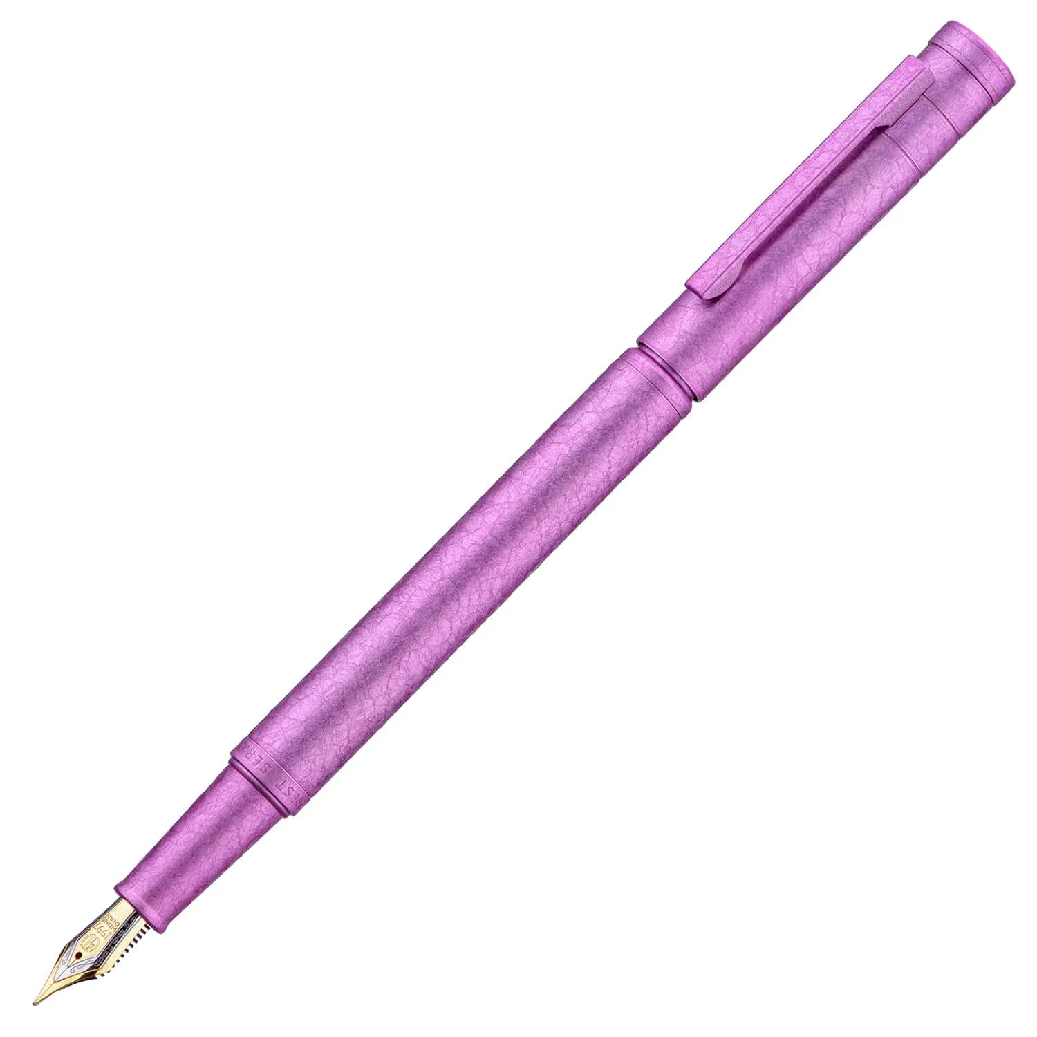 Asvine 1851 Forest Fountain Pen Pink Ice Flower, Fine Nib 0.5mm (22g) | Smooth Ink Flow Writing Instrument - view 3
